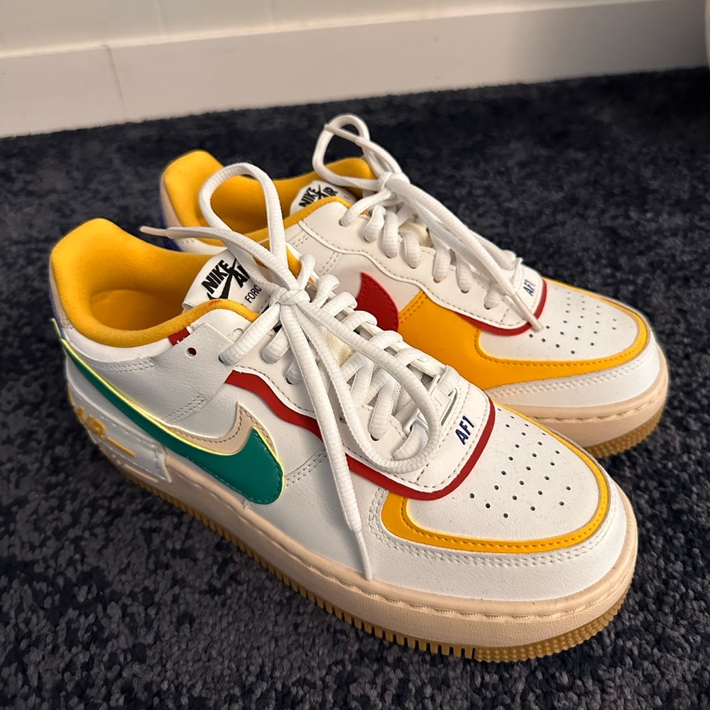 Nike Air Force 1 Low Shadow “Summit White Neptune Green” Women's Size 6.5